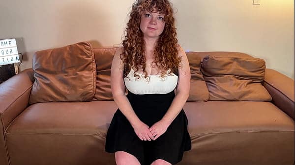 Casting Curvy: Busty Red Head Nurse Tries Out For Porn