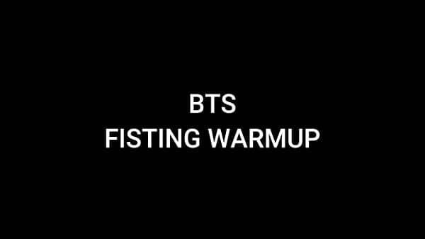 Watch me stretching my ass with my fist before filming a hardcore scene.