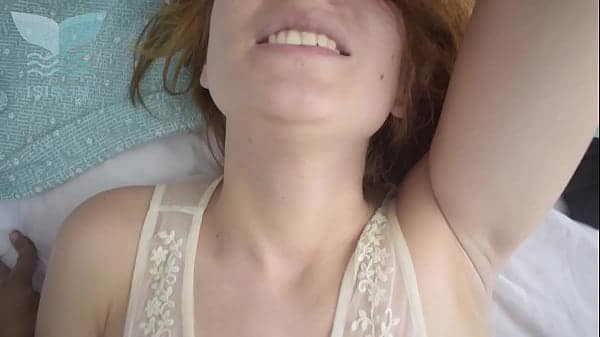 Petite blonde fucks with Brazilian Vitor with big BBC, moans incredible when he says her name