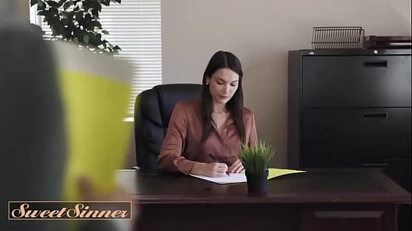 SWEET SINNER – Blonde MILF Teacher Gets Wild With Her Student And Takes His Hot Load On Her Big Round Tits