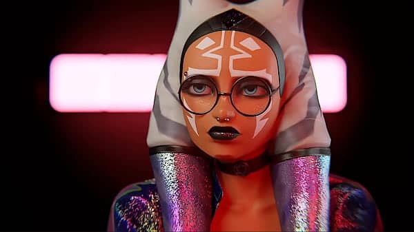 Ahsoka Tano getting dicked down at the bar