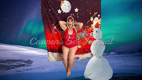 Granny Claus’ Vibrator & Fingering Christmas in July Orgasms