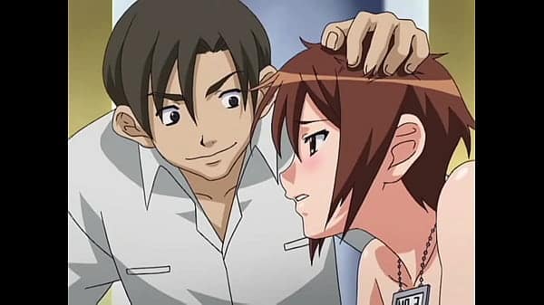 Hentai student gets gangbanged in bathroom